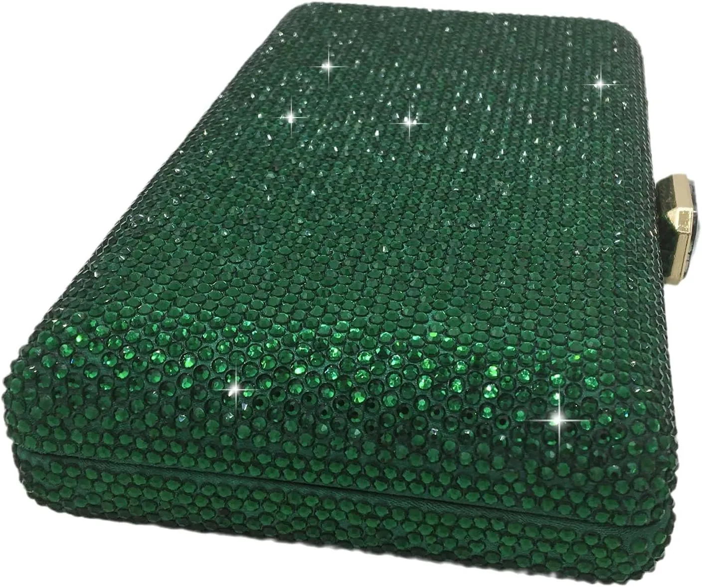Boutique De FGG Crystal Evening Bags for Women Formal Party Box Clutch Wedding Rhinestone Handbags Bridal Clutch Purse,Mini