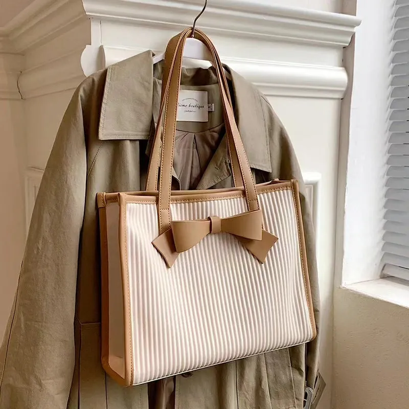Bow Tie Ladies Tote Bags