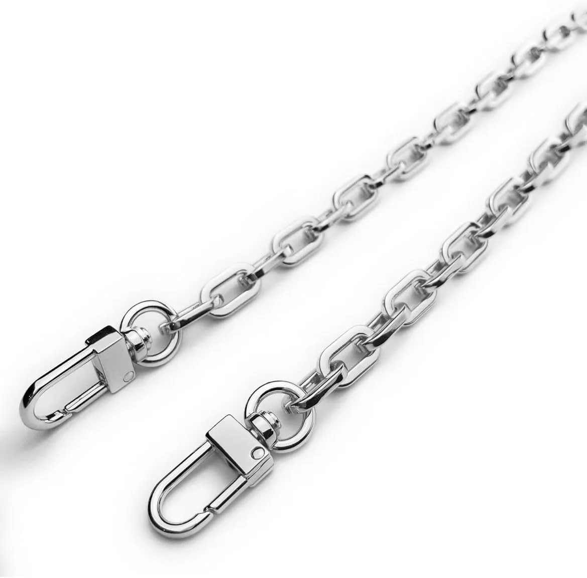 Box Purse Chain Crossbody Shoulder Strap (9mm) Replacement Silver - (24" / 60cm)