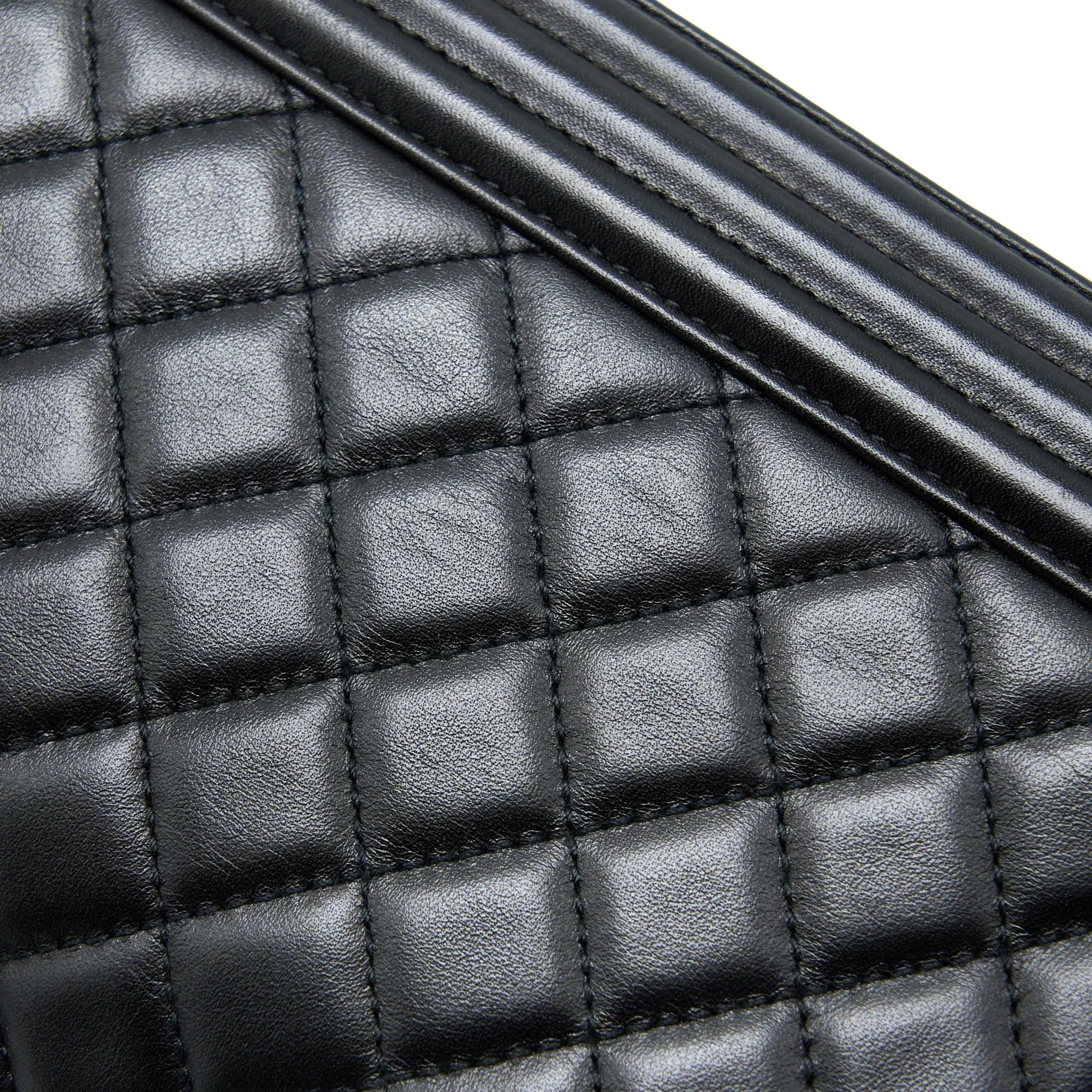 Boy Chic Bag Chanel Exclusive offerings Medium Black Lambskin Ruthenium