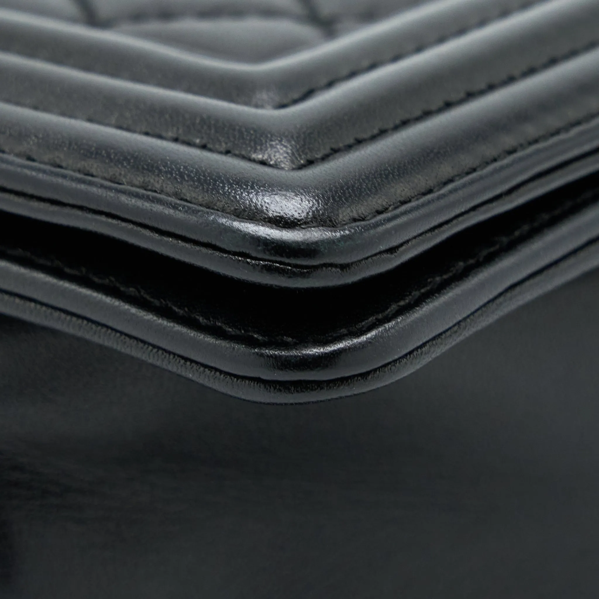Boy Chic Bag Chanel Exclusive offerings Medium Black Lambskin Ruthenium