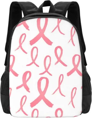 Breast Cancer Awareness Lightweight Packable Backpack Travel Casual Hiking Daypack Foldable Backpack For Men Women