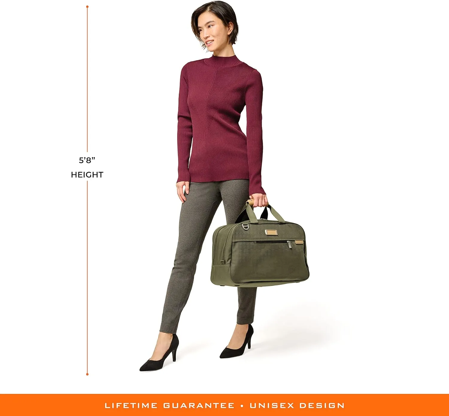 Briggs & Riley Travel Duffel Bag - Weekender & Overnight Luggage for Women & Men, Softside Bag