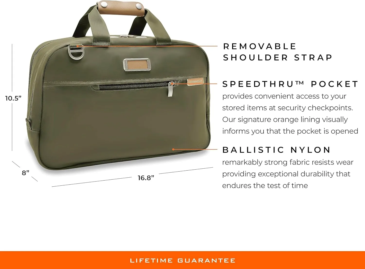 Briggs & Riley Travel Duffel Bag - Weekender & Overnight Luggage for Women & Men, Softside Bag