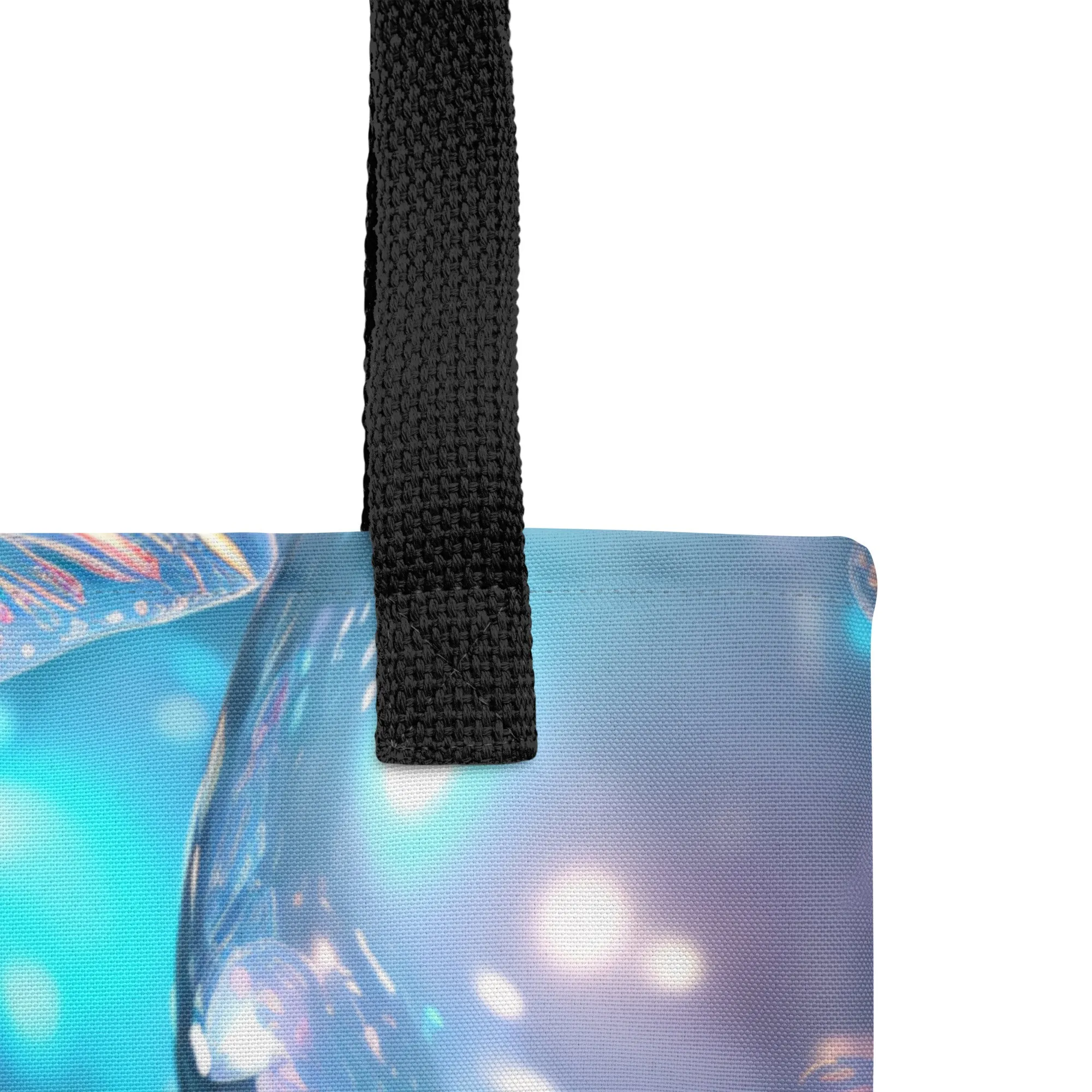 Bubbles & Butterflies All Over Print Tote Bag