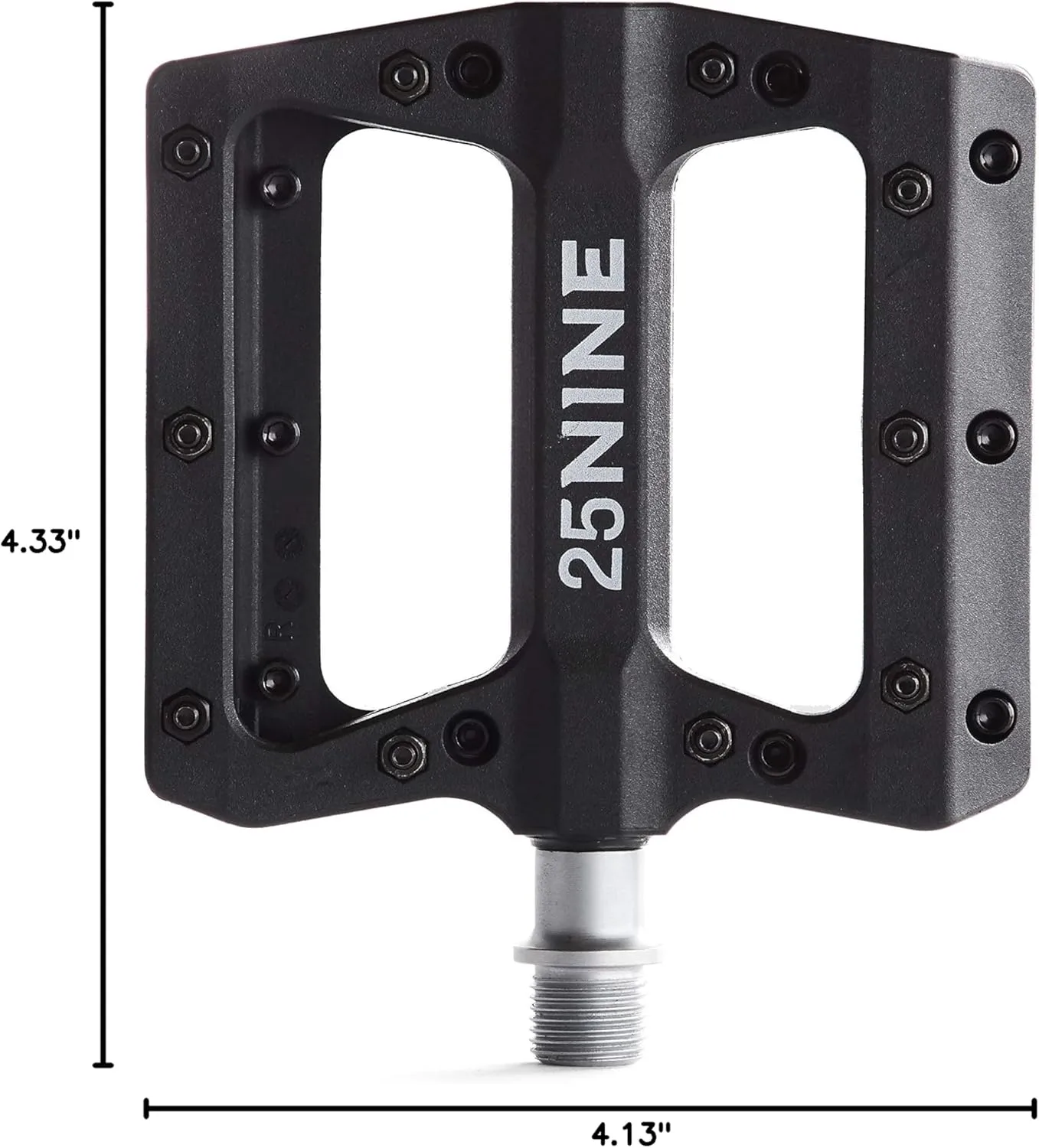 Bushido BMX Platform Pedals - Durable Thermoplastic Bike Pedals for BMX and MTB - Multiple Color Options