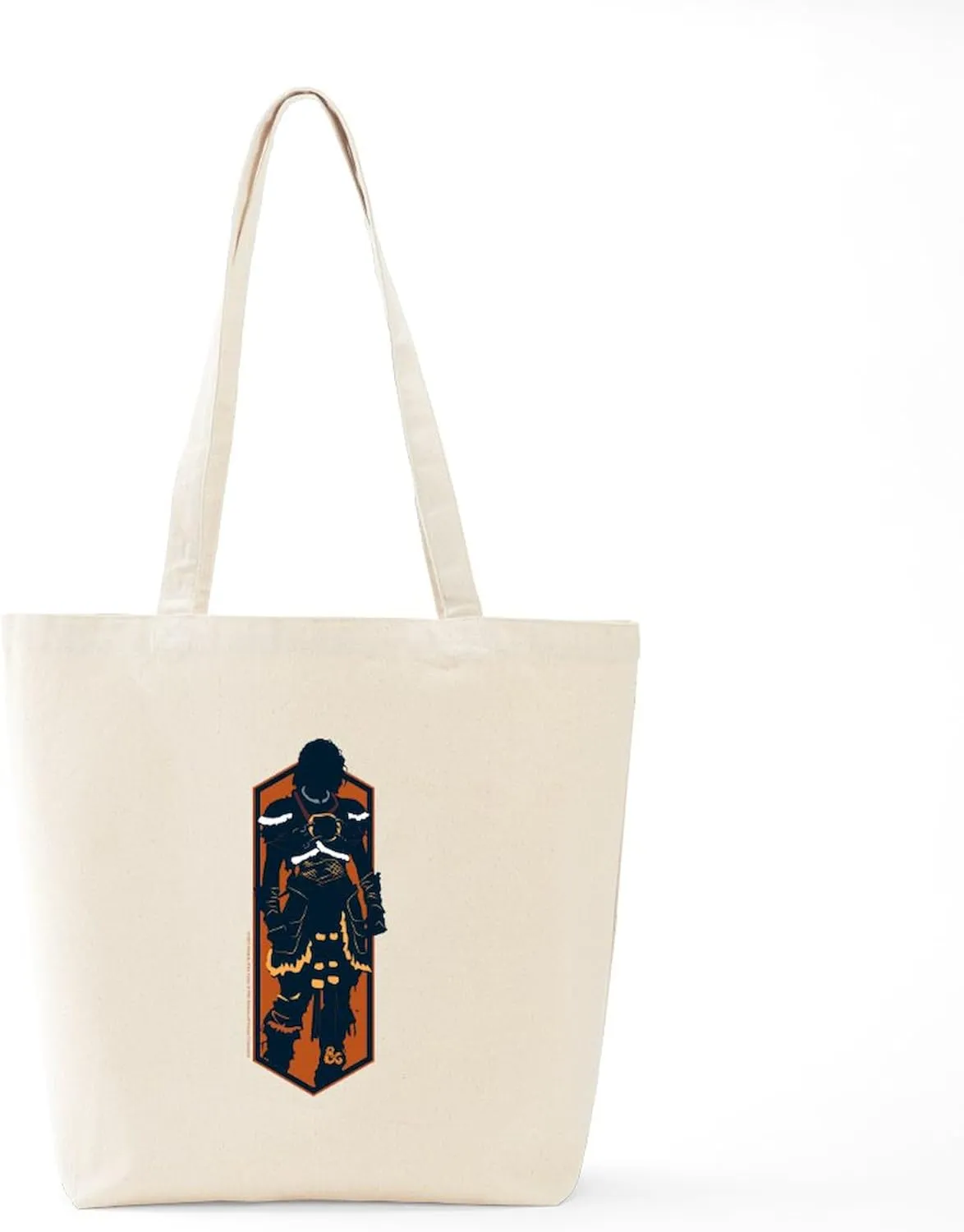 CafePress Dungeons & Dragons Holga Reusable Natural Beige Canvas Shopping Bag