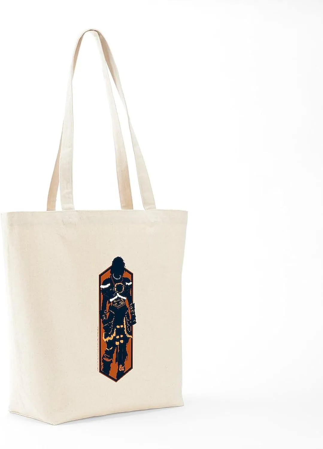 CafePress Dungeons & Dragons Holga Reusable Natural Beige Canvas Shopping Bag