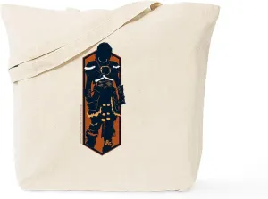 CafePress Dungeons & Dragons Holga Reusable Natural Beige Canvas Shopping Bag