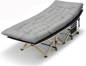 Camping Cots for Adults Folding Camping Cot with Mattress Sleeping Cot for Adult with Carry Bags
