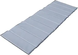 Camping Sleeping Pad Outdoor Sit Mat Folded Multifunctional 195cmx70cm Beach Mat Moisture Resistant Seat Mat for Yard Garden, Gray 1cm Thickness