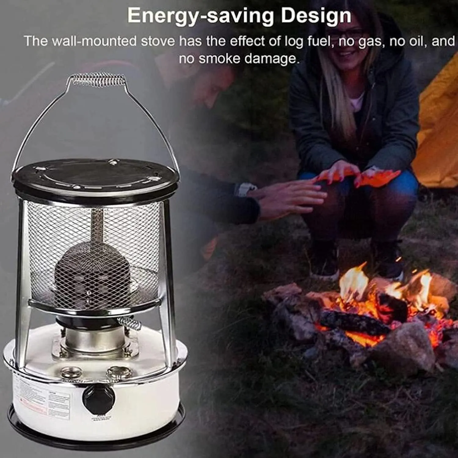 Camping Stove,Outdoor Wood Stove,Wood Burning Camping Stove Portable Folding Stove with Carry Bag,Small