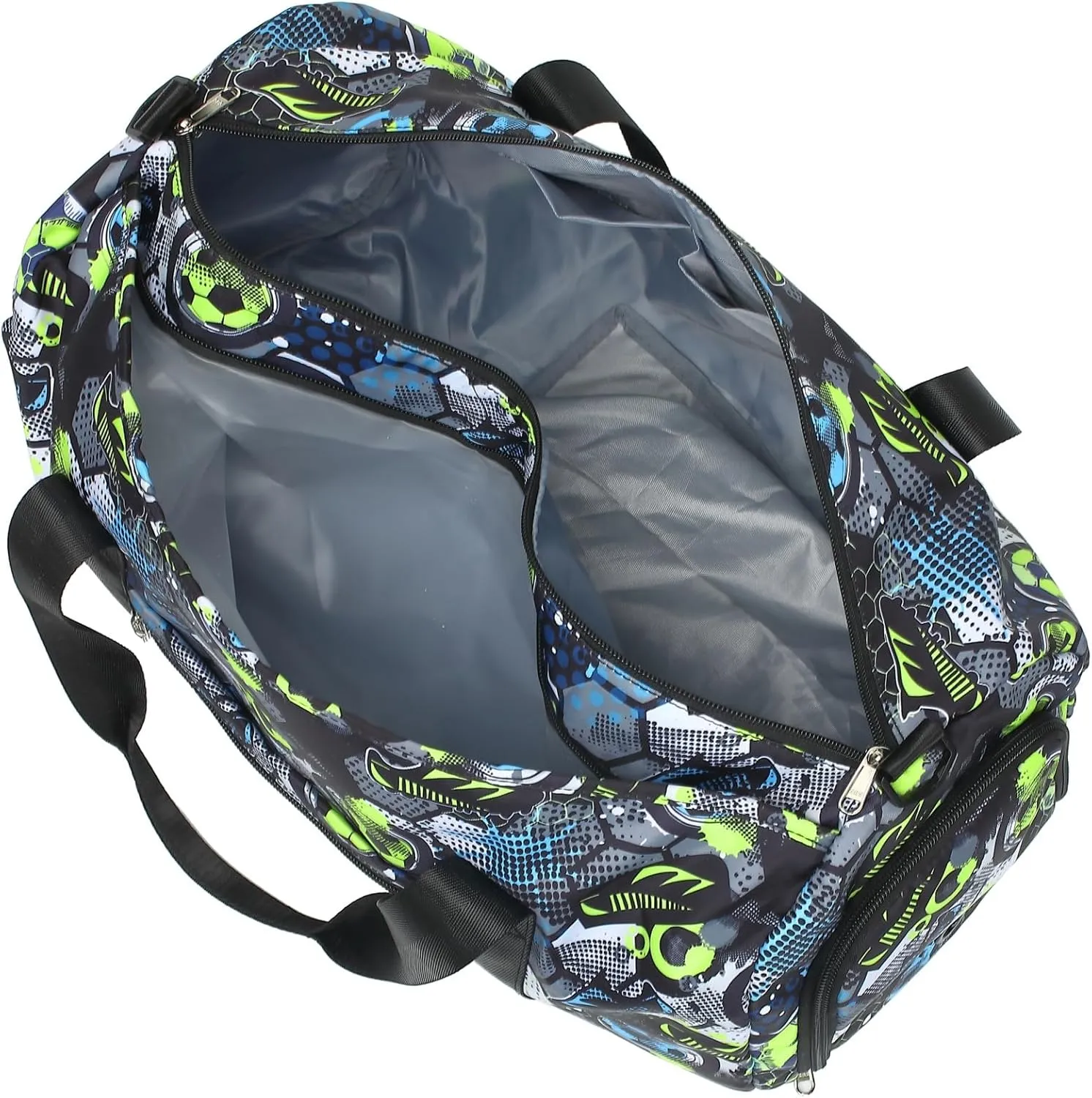CAMTOP Kids Duffel Overnight Bag Boys Girls Weekender Carry-On Personalized Tote for Travel Gym Sport