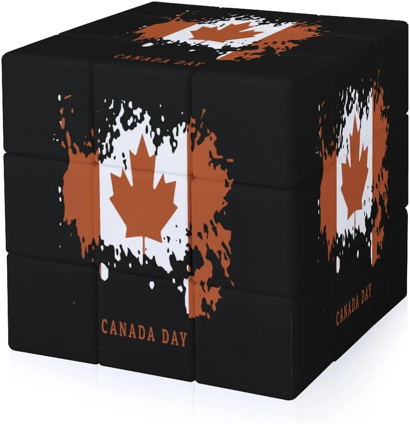 Canada Day Funny 3x3x3 Cube Smooth Lightweight Puzzle for Adult Graphic Printing Travel