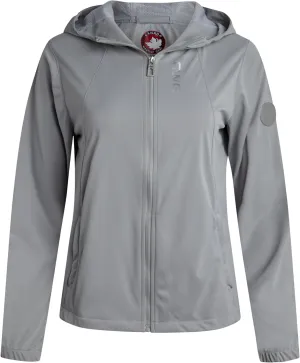 CANADA WEATHER GEAR Women's Tech Stretch Jacket - Hooded Softshell Jacket with Reflective Tape and Mesh Lining (Sizes: S-XXL)