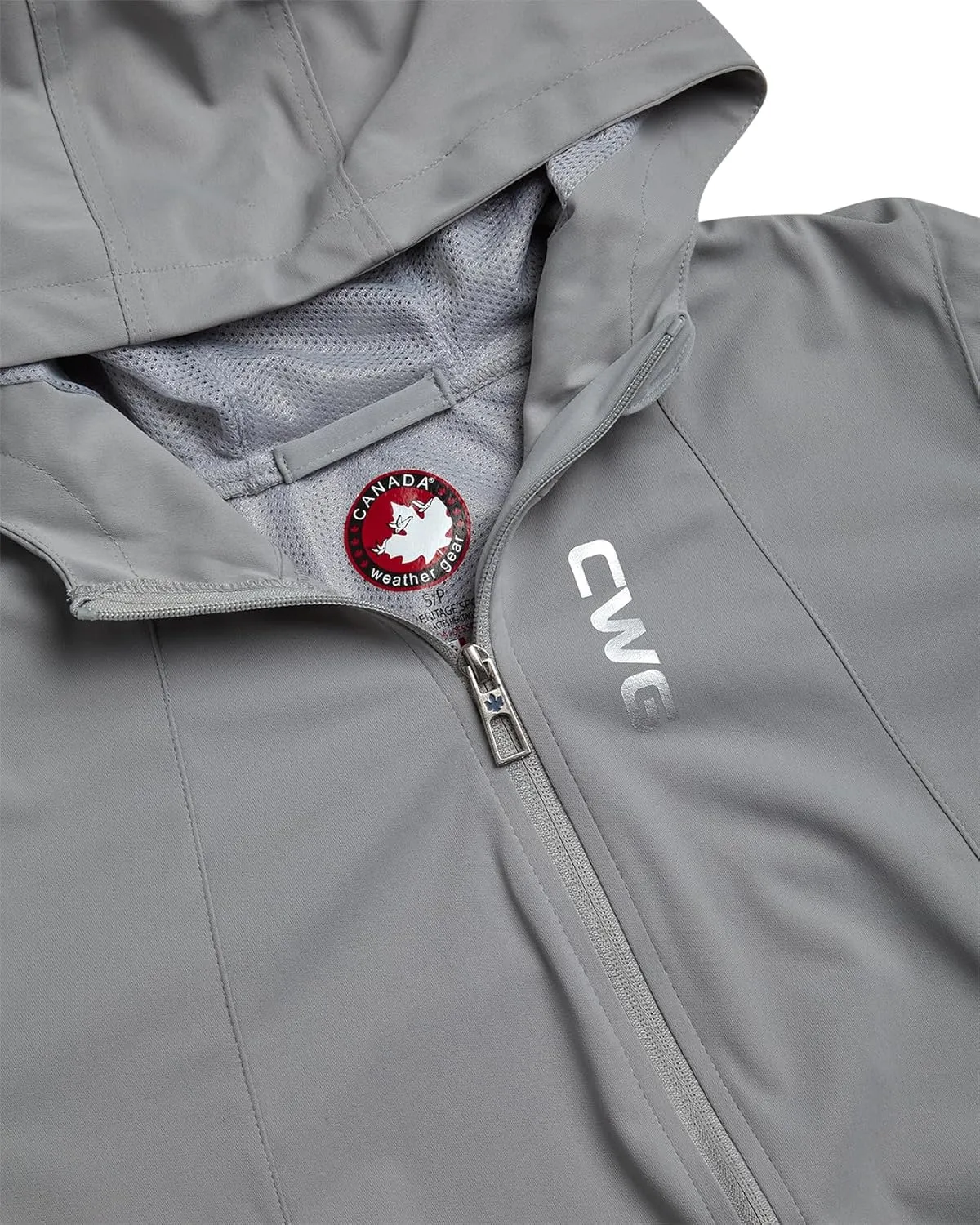 CANADA WEATHER GEAR Women's Tech Stretch Jacket - Hooded Softshell Jacket with Reflective Tape and Mesh Lining (Sizes: S-XXL)