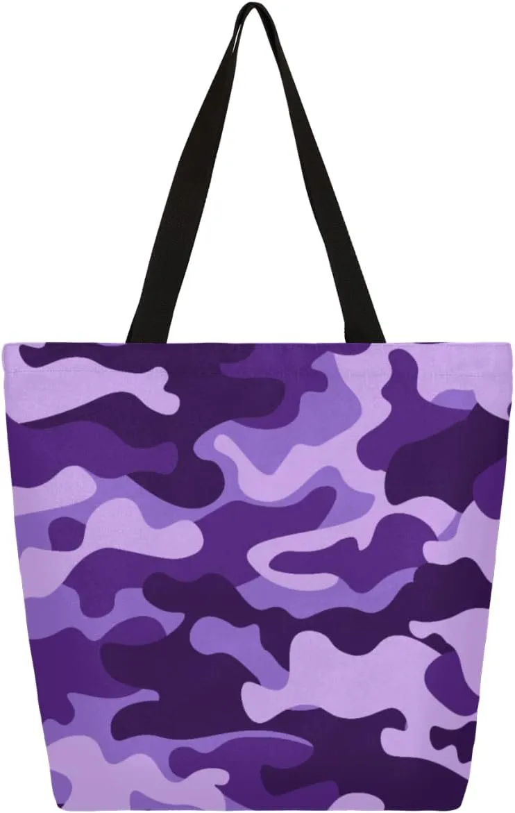 Canvas Tote Bag Large Women Casual Shoulder Bag Handbag Reusable Storage Shoulder Bag