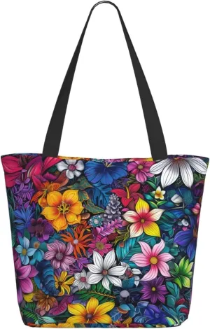 Canvas Tote Bag Travel Handbag for Women Foldable Shopping Bags Tote Bag