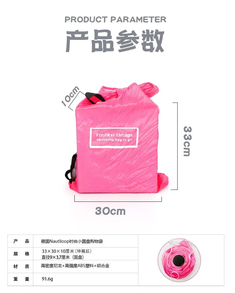 Capacity For Bag Bag Helpful customer care 2) Bluetooth-enabled Up Grocery Shopping Reusable Large (Pack Shopping Storage Roll With of
