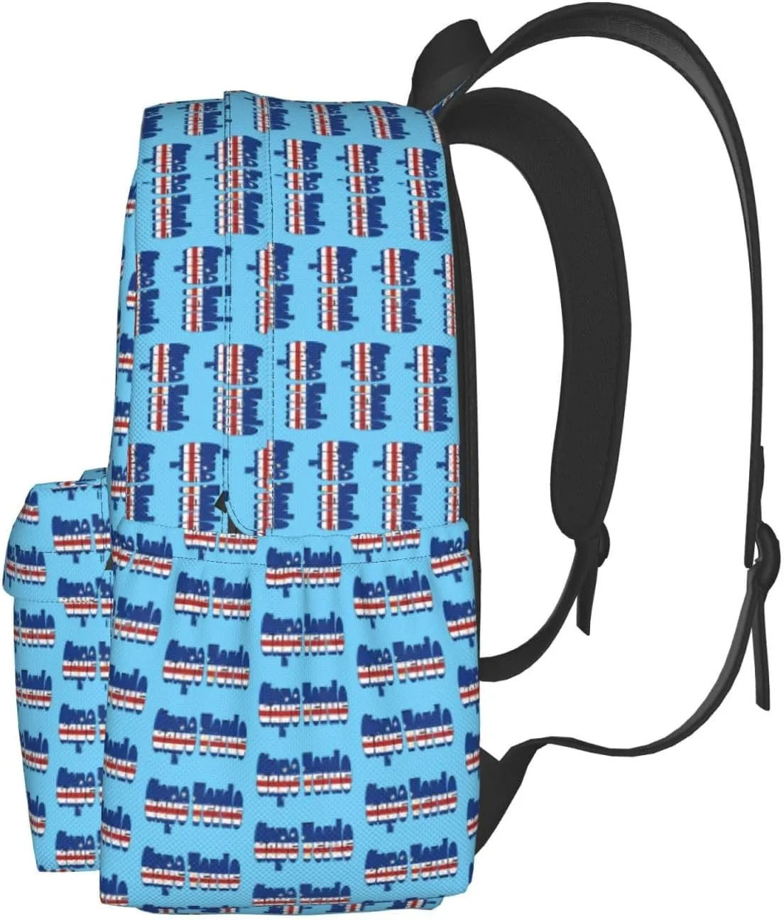 Cape Verde Cape Verdean Flag Large Travel Backpack Casual Backpacks Laptop Daypack Working Rucksack Lightweight Back Pack Sports Bag with Adjustable Shoulder Strap