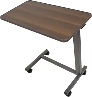 Carex Overbed Table and Hospital Bed Table - Laptop Table for Recliner, Bed, and Sofa - Computer Table for Bed