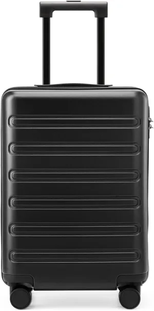 Carry on Luggage 22 X 14 X 9 Airline Approved, 20 Inch Luggage for 3-5 Days Travel, Double Spinner Wheels, 100% Hardshell PC, TSA Lock (Black color, Carry-on-38L-20)