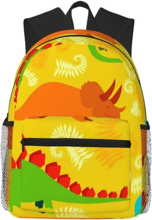 Cartoon Dinosaur Lightweight Packable Backpack Travel Casual Hiking Daypack Foldable Backpack For Men Women