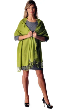 Cashmere Boutique 100% Pure Cashmere Pashmina Wrap Stole for Women – Lightweight, Daily Wear, Soft and Warm - 28" x 80"