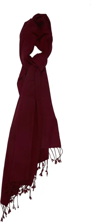 Cashmere Boutique 100% Pure Women Cashmere Shawl - Perfect for Daily Wear or Any Occasion, Long Winter Warm Shawl - 36" x 80"