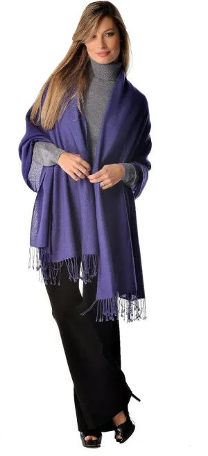 Cashmere Boutique 100% Pure Women Cashmere Shawl - Perfect for Daily Wear or Any Occasion, Long Winter Warm Shawl - 36" x 80"