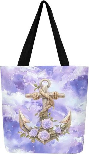 Castle Fairy Leopard Print Canvas Tote Bag