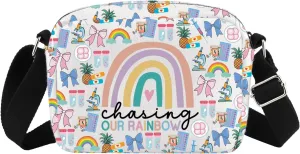 Chasing Our Rainbow Gift IVF Mama Gift IVF Transfer Day Mother's Day Crossbody Bag