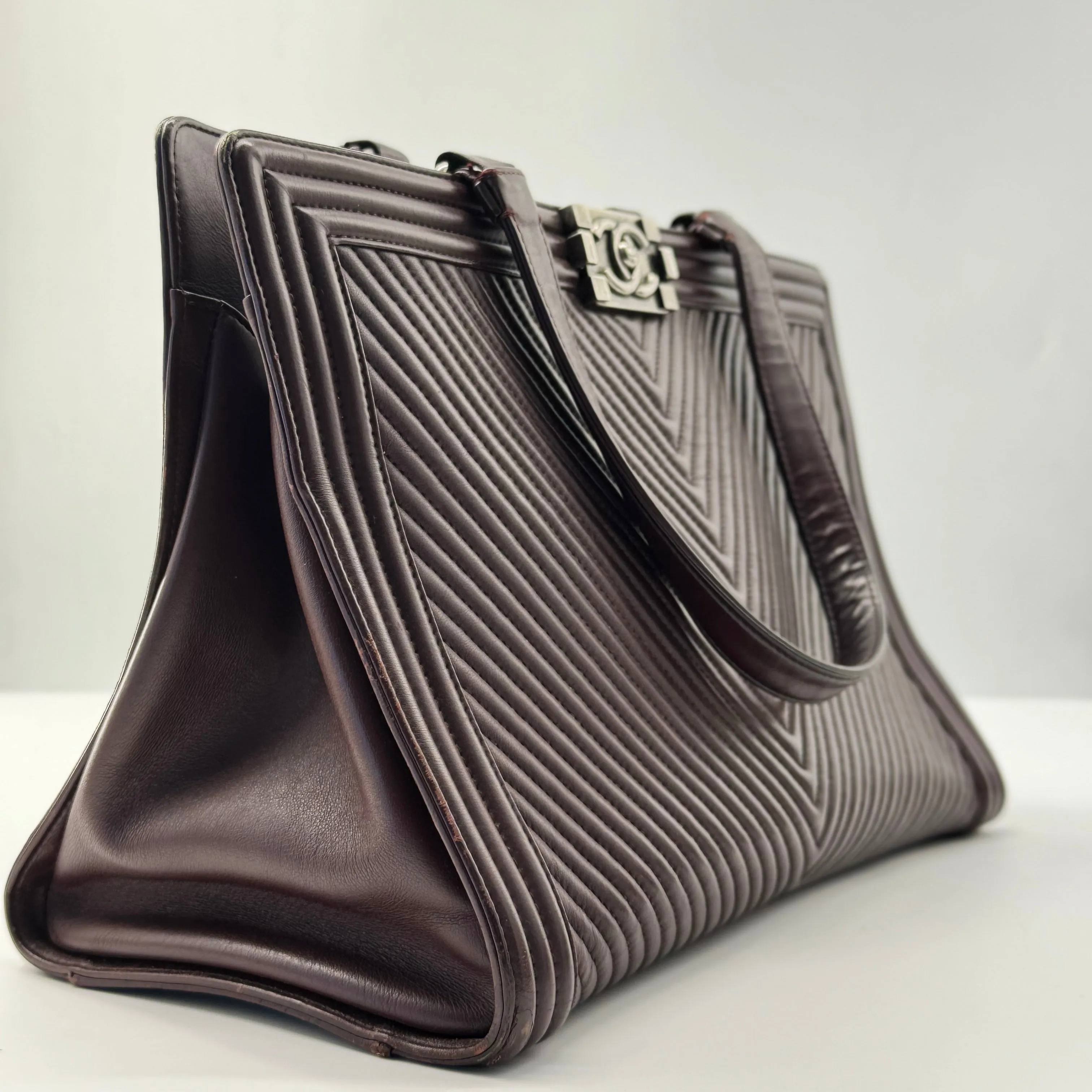 Chevron Boy Shopping Tote