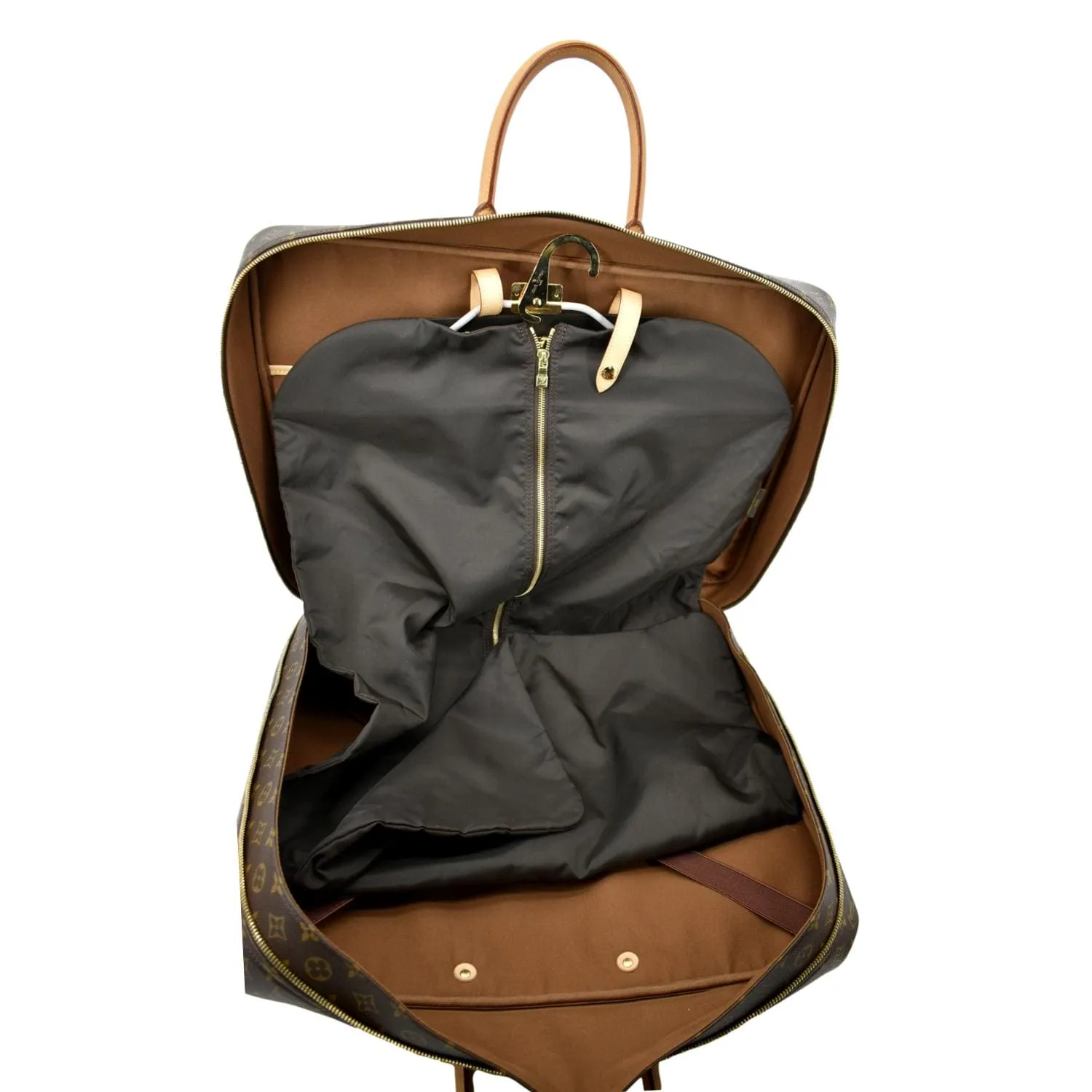 Chic Canvas LOUIS Bag Sirius Travel Super deal Monogram VUITTON Suitcase Brown 45