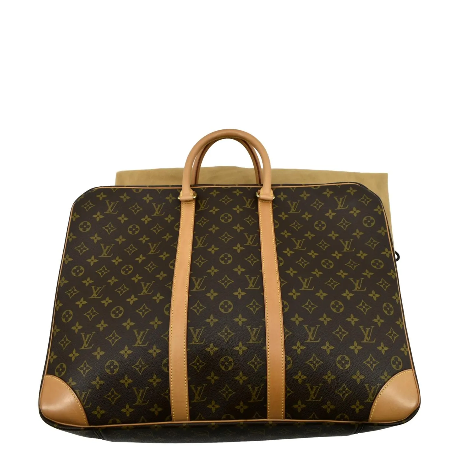 Chic Canvas LOUIS Bag Sirius Travel Super deal Monogram VUITTON Suitcase Brown 45