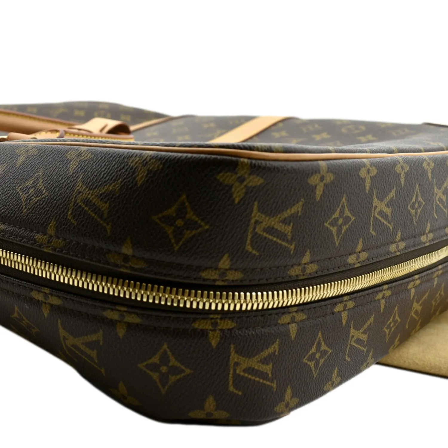 Chic Canvas LOUIS Bag Sirius Travel Super deal Monogram VUITTON Suitcase Brown 45