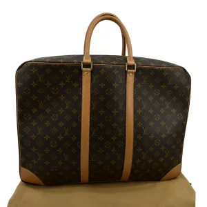 Chic Canvas LOUIS Bag Sirius Travel Super deal Monogram VUITTON Suitcase Brown 45