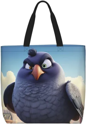 Christmas Snowman 4 Print Tote Bag Casual Shoulder Bag Handbag Reusable Shopping Travel Bag Gifts For Women