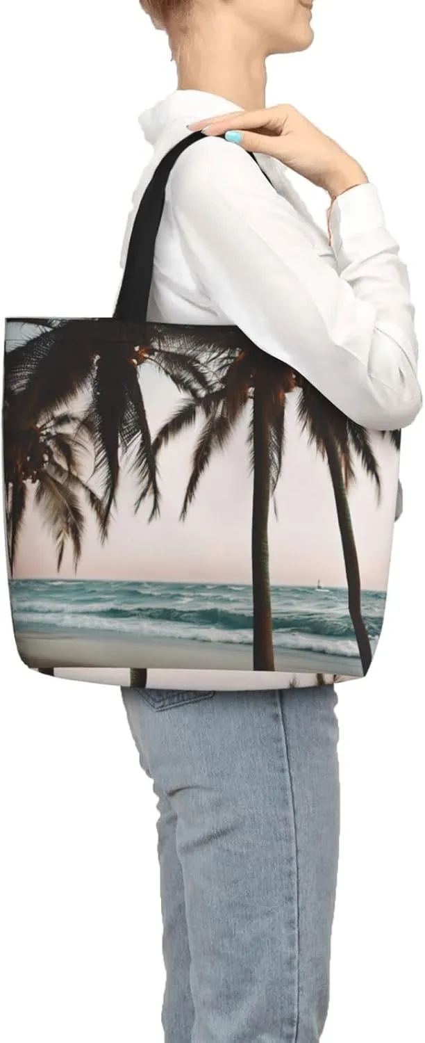 Christmas Snowman 4 Print Tote Bag Casual Shoulder Bag Handbag Reusable Shopping Travel Bag Gifts For Women