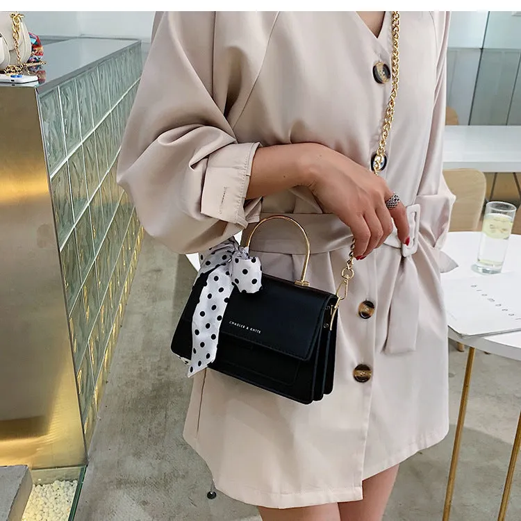 Claire – Bow Decor Mini Handle Shoulder Bag