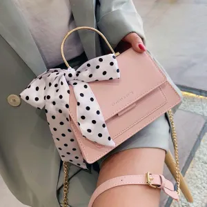 Claire – Bow Decor Mini Handle Shoulder Bag