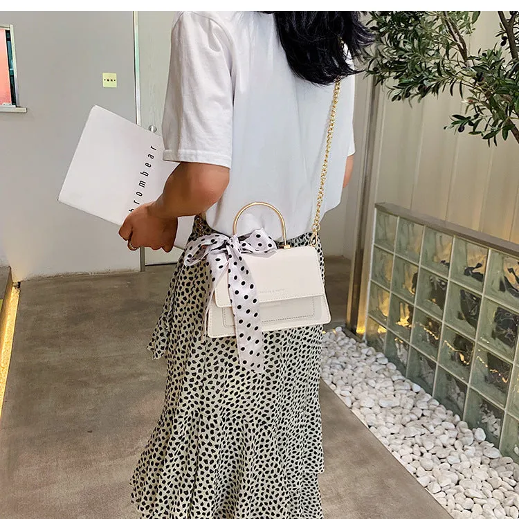 Claire – Bow Decor Mini Handle Shoulder Bag