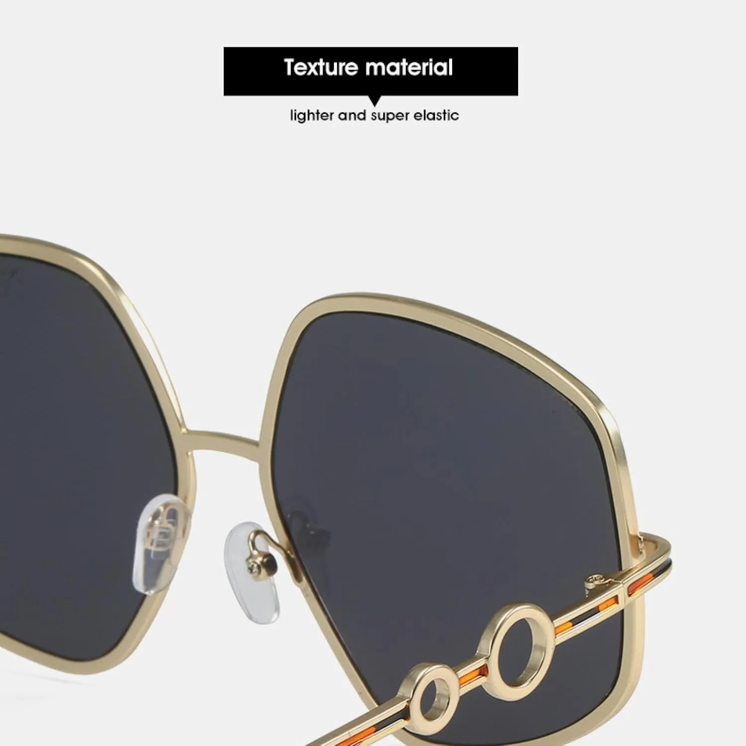 Classic Retro Women Fashion Luxury Polygon Sun Glasses Outdoor Travel Shades Uv400
