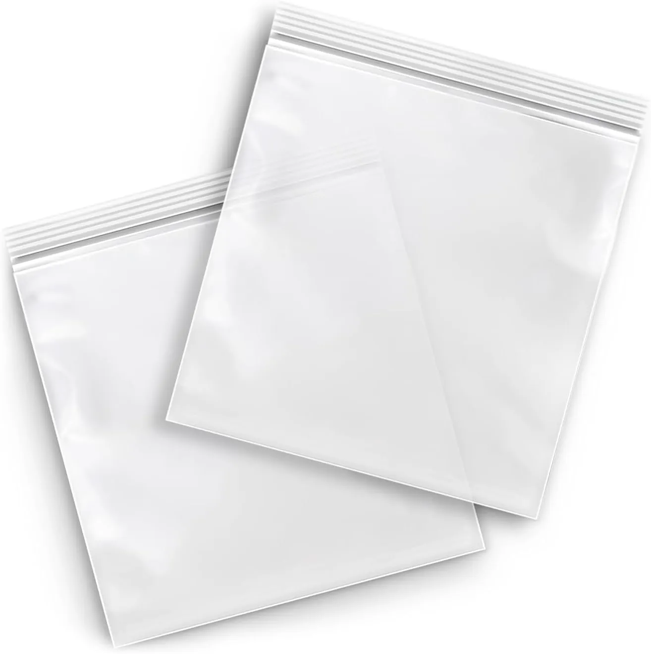 Clear Reclosable Durable and Versatile Plastic Bag 20" x 20" 4 Mil 500 Pieces