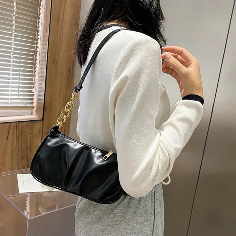 Cloud Pleated Causal Handbag Women's Dumpling Tote Armpit Bag Shopping Shoulder Bags Underarm Bag