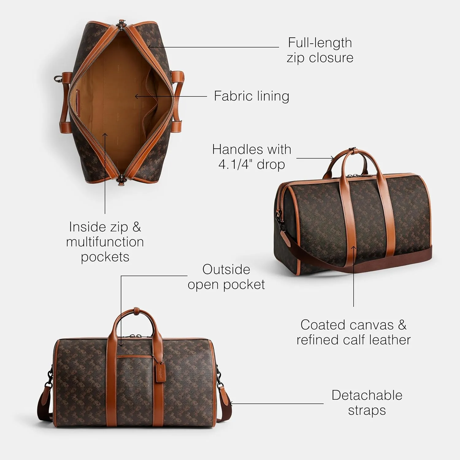 COACH Men's Gotham Duffle 45 CRY-Carry-On