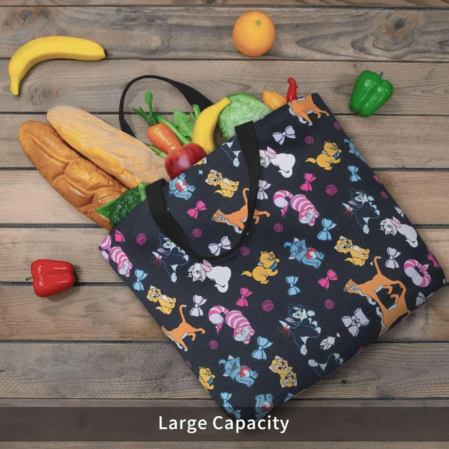 Colored Pineapple Print Tote Bag Casual Shoulder Bag Handbag Reusable Shopping Travel Bag Gifts For Women