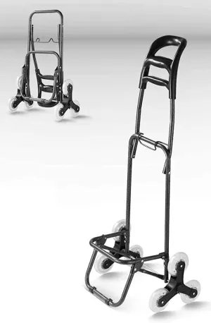 Convenience Shopping Cart Seniors Groceries Trolley Eight Rounds Crystal Wheel Climbing Stairs Small Cart Handcart 35 Kg Load Storage Hand Trucks #4