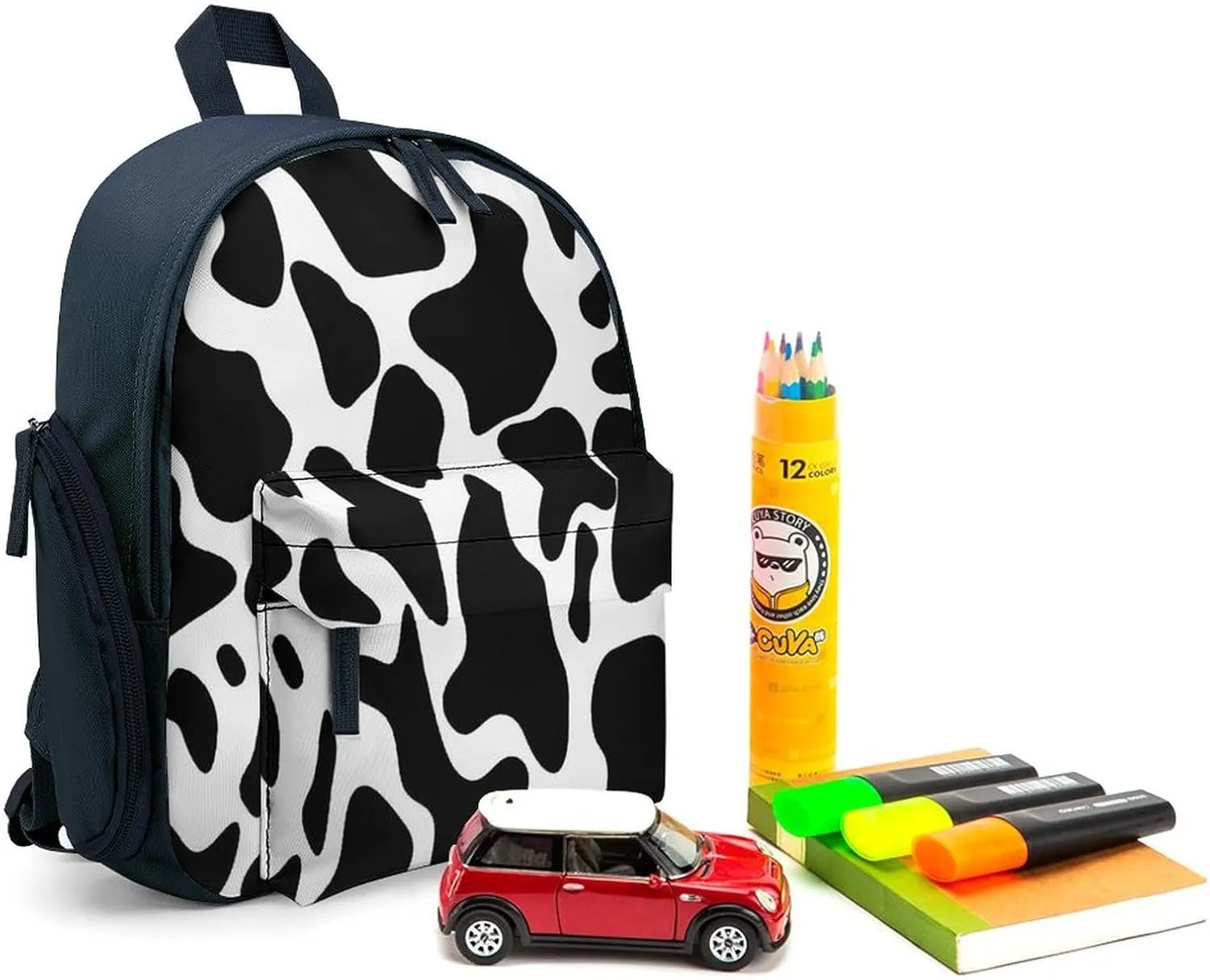Cow Spot Travel Backpack Casual Bag Lightweight Hiking Backpacks for Business, Travelling, Hiking