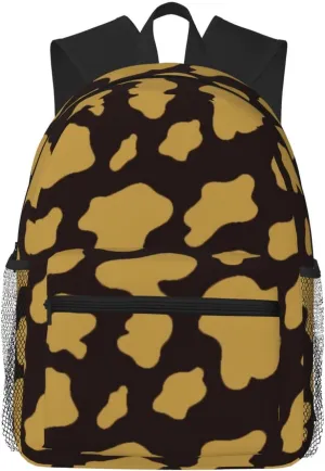 Cow Spots Lightweight Packable Backpack Travel Casual Hiking Daypack Foldable Backpack For Men Women